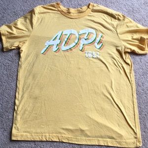 Yellow Adpi t shirt